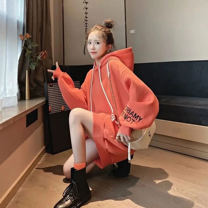 เดรสฮู้ดดี้สตรีทแวร์ผ้าฟลีซสไต - Winter Clothing Drawing บทวิจารณ์และราคา